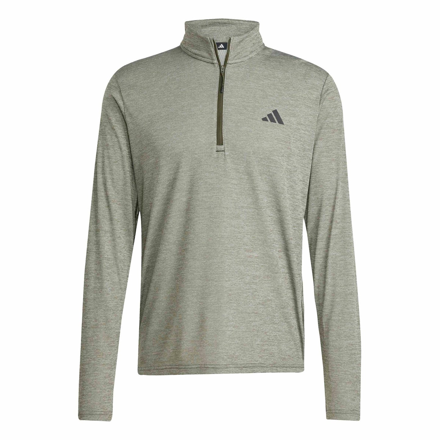 adidas Essentials 1/4 Zip Manica lunga - verde scuro