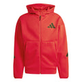 Z.N.E. Full Zip Felpa Uomini - rosso,