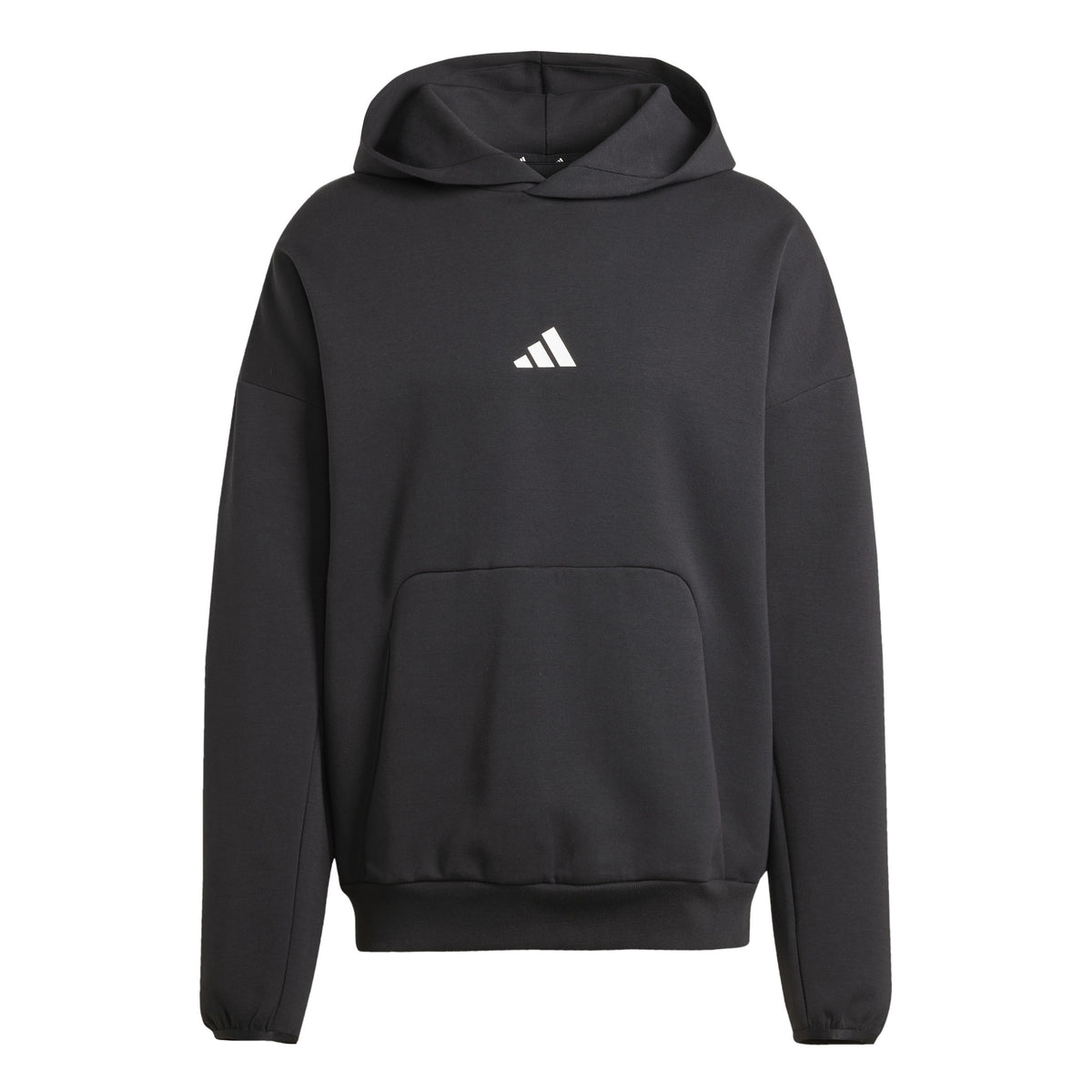 adidas Future Icon Small Logo Felpa Con Cappuccio Uomini-Nero