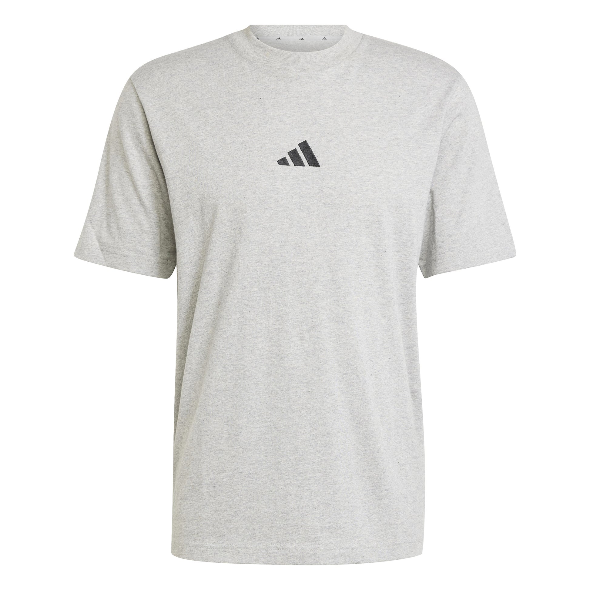 adidas Essentials Small Logo Maglietta Uomini - grigio chiaro,