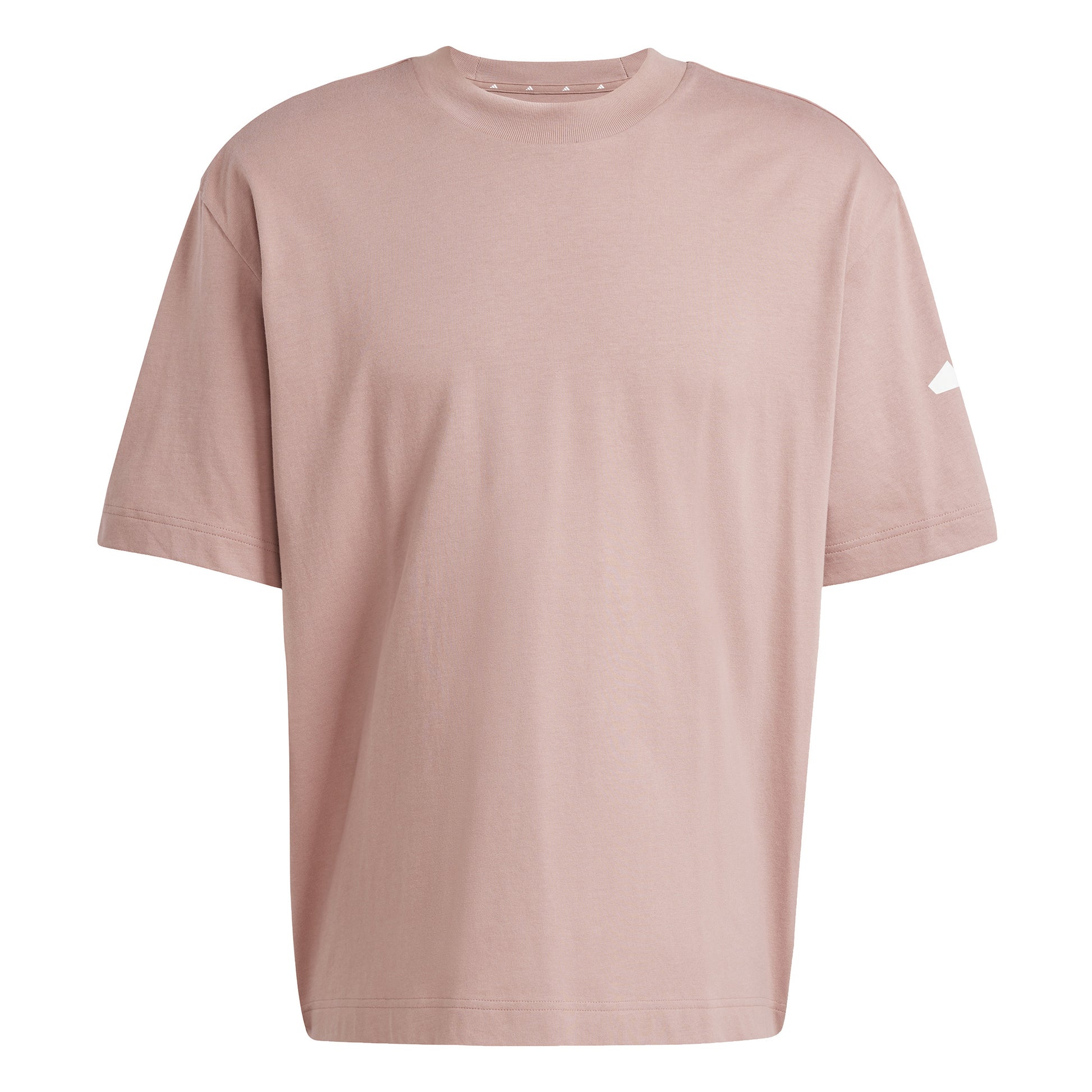 adidas Essentials Loose Fit 3 Bar Logo Maglietta Uomini - rosa antico,