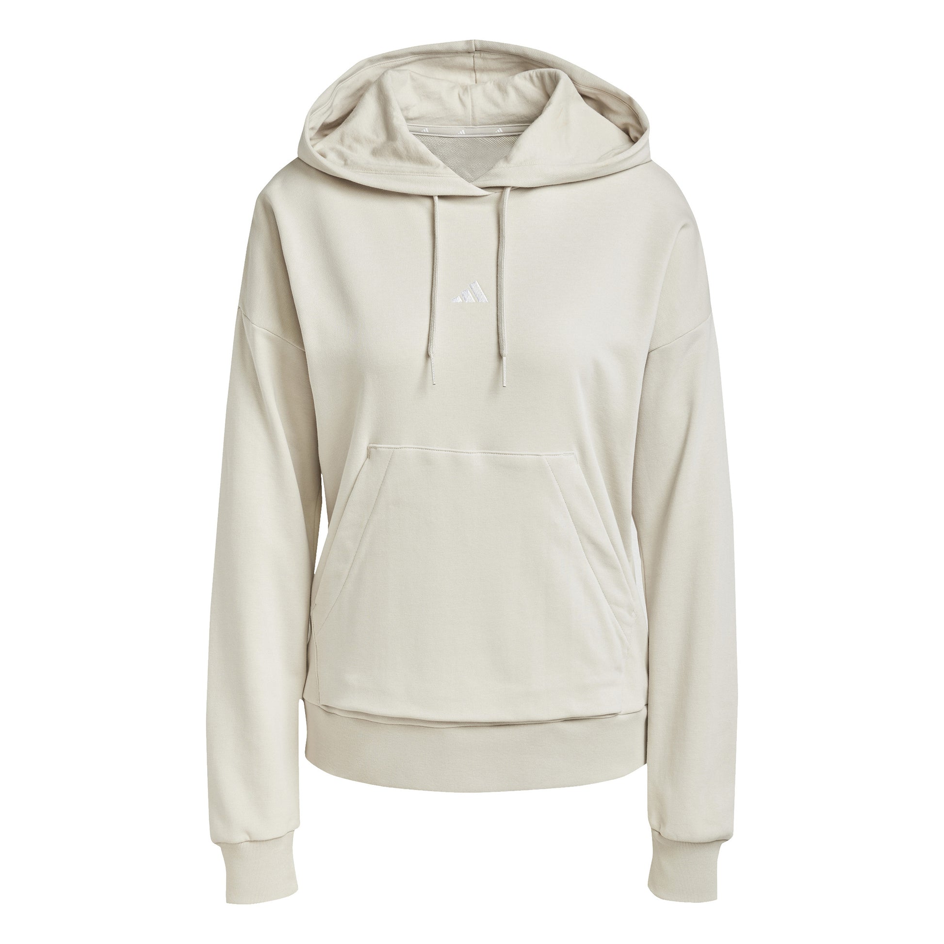 adidas Essentials Small Logo Felpa con cappuccio Donna - grigio,