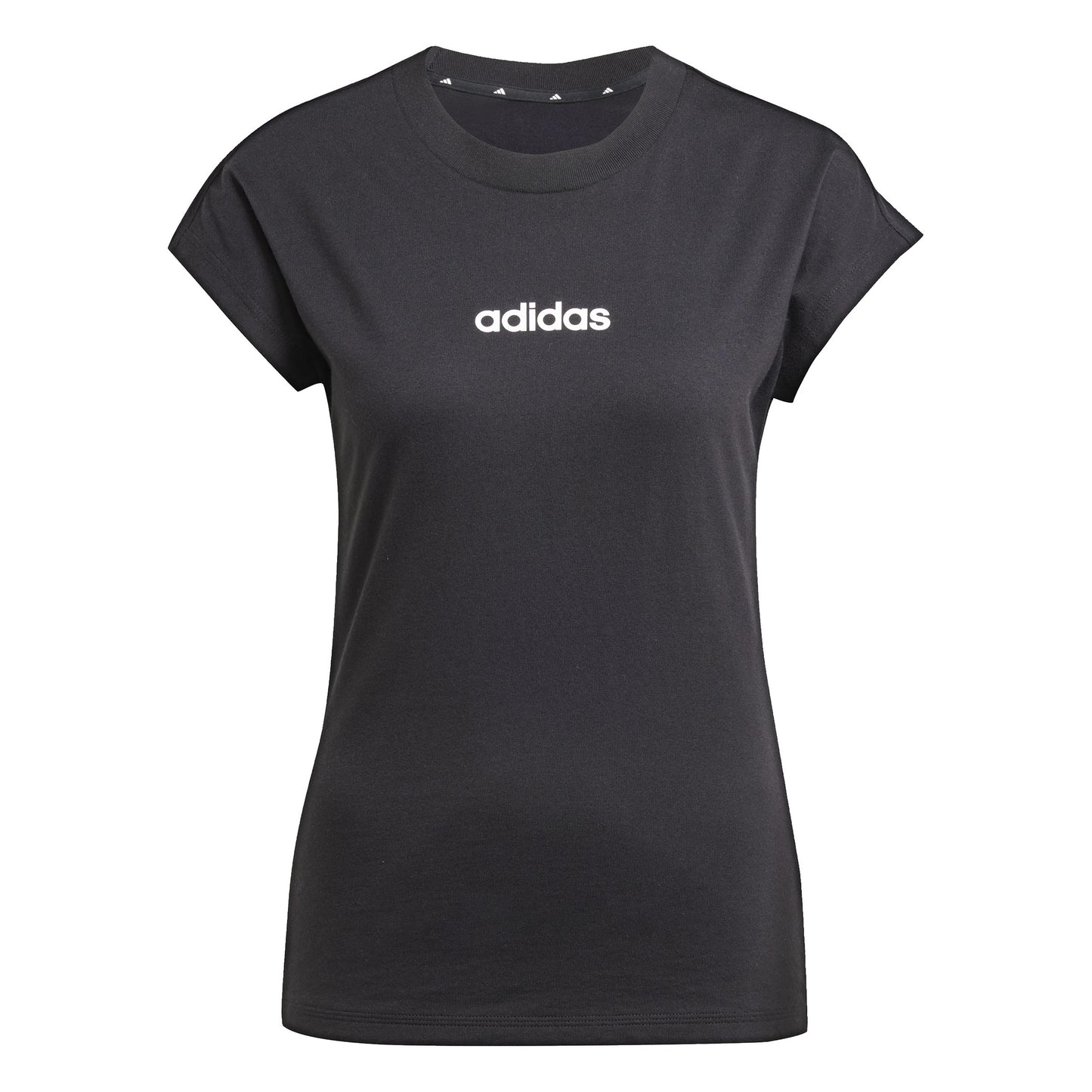 adidas Essentials Linear Maglietta Donna-Nero