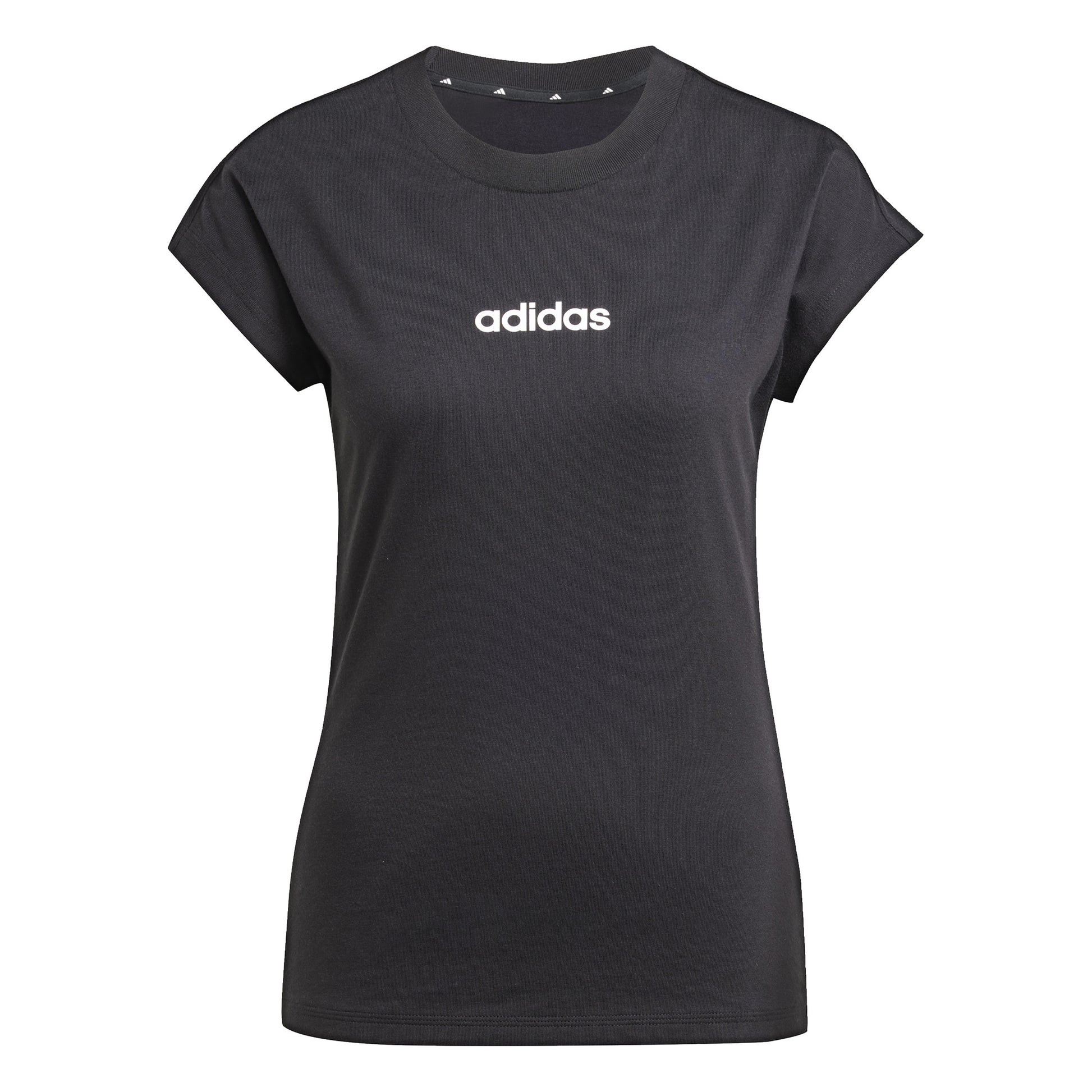 adidas Essentials Linear Maglietta Donna-Nero