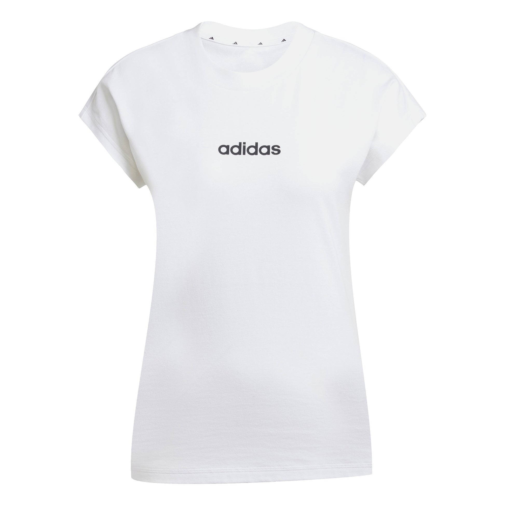 adidas Essentials Linear Maglietta Donna - bianco,