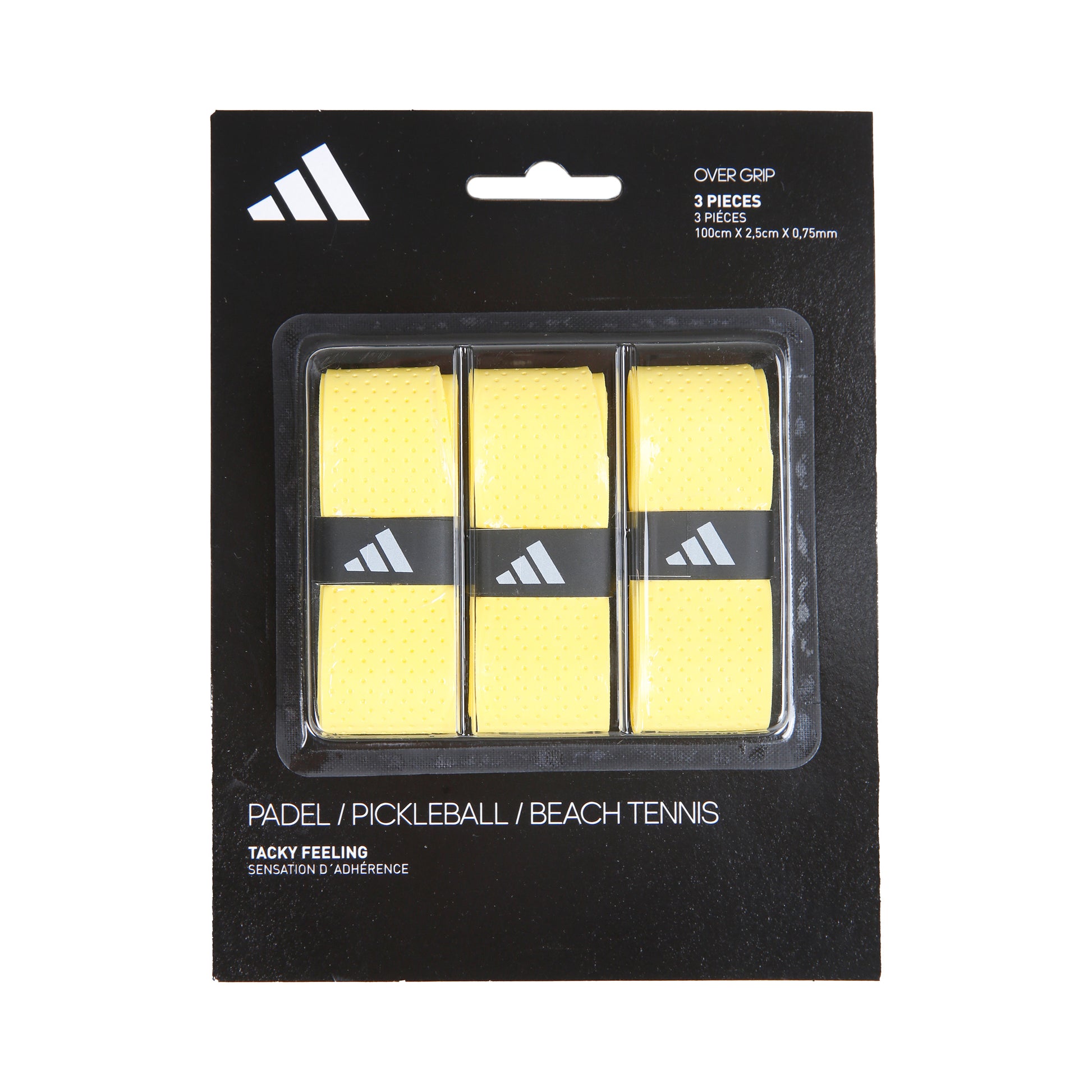 adidas Padel Overgrip Confezione Da 3-Giallo