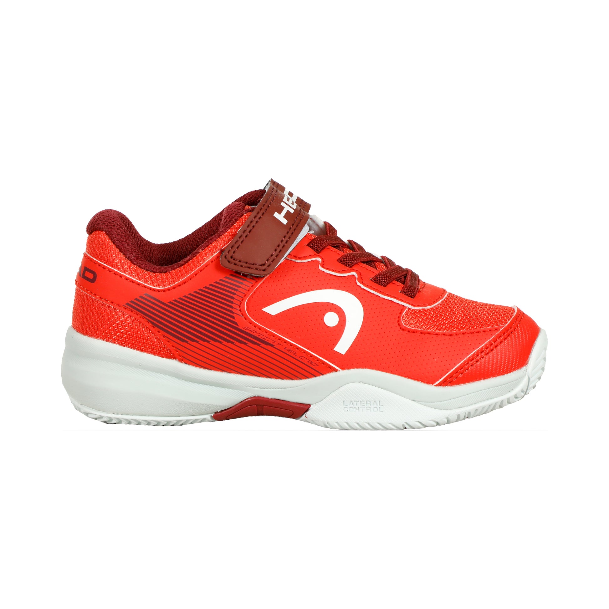 HEAD Sprint Velcro 3.0 Scarpa per tutte le superfici Bambini - arancione, rosso scuro
