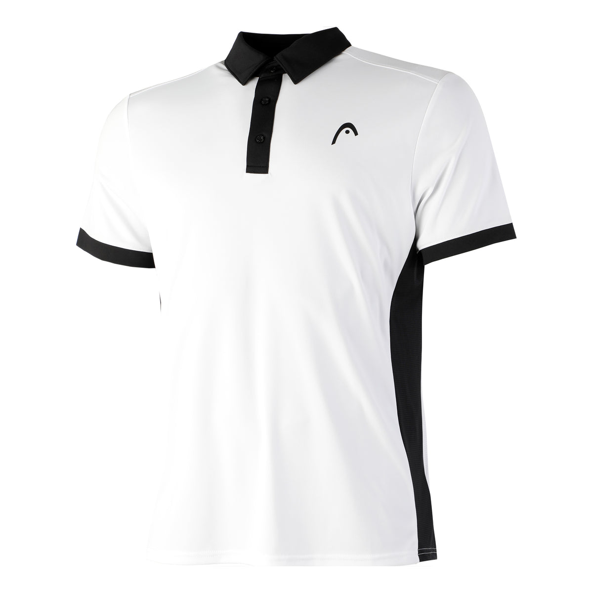 HEAD Slice Polo Uomini - bianco, nero