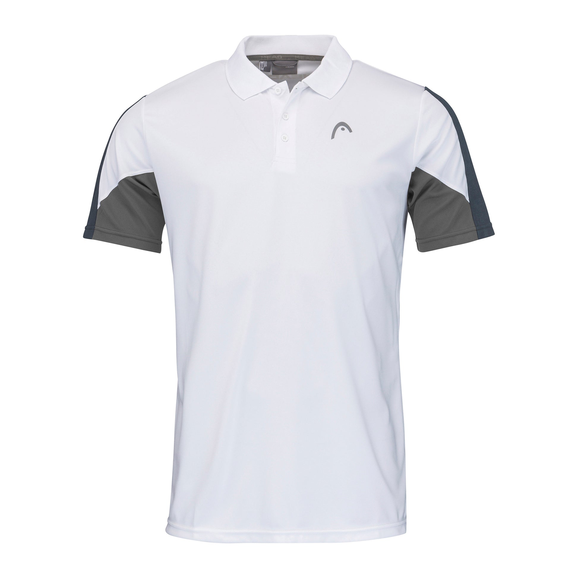 HEAD Club Tech 22 Polo Uomini - bianco, blu scuro