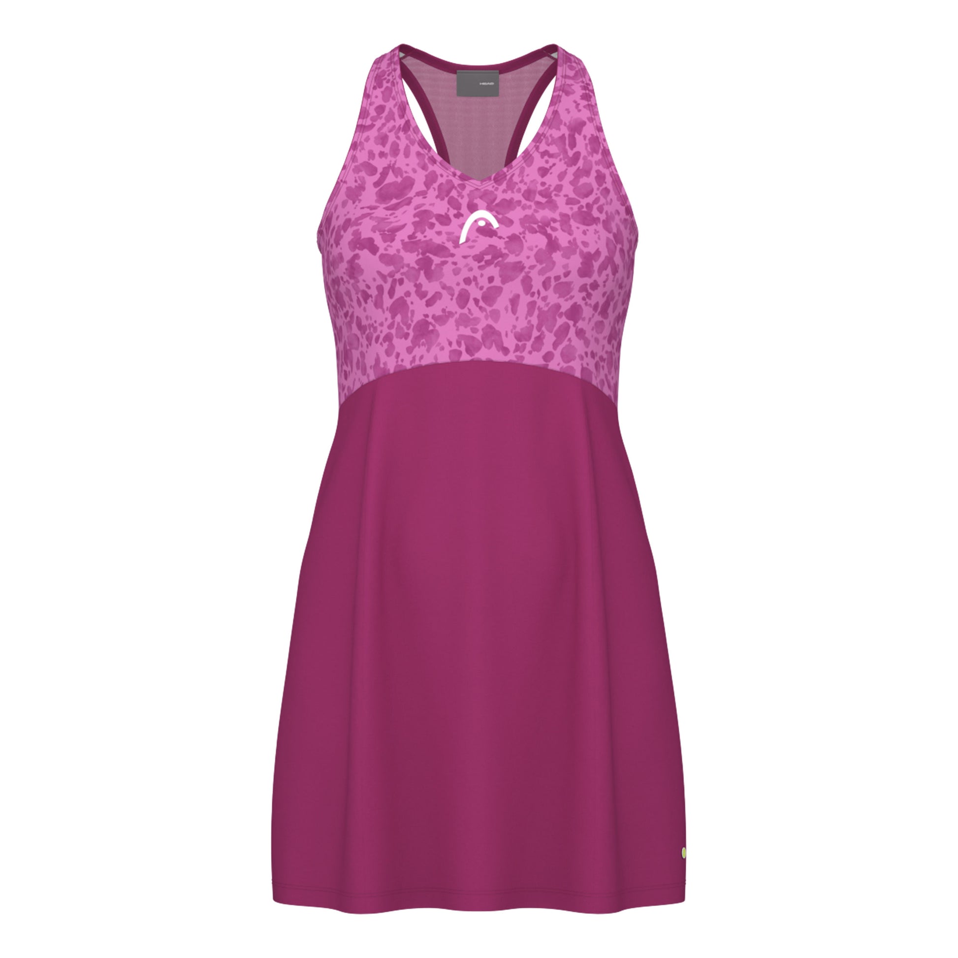 HEAD Spirit Abito Donna-Berry,Rosa