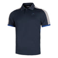 Play Tech Polo Uomini - blu scuro, grigio