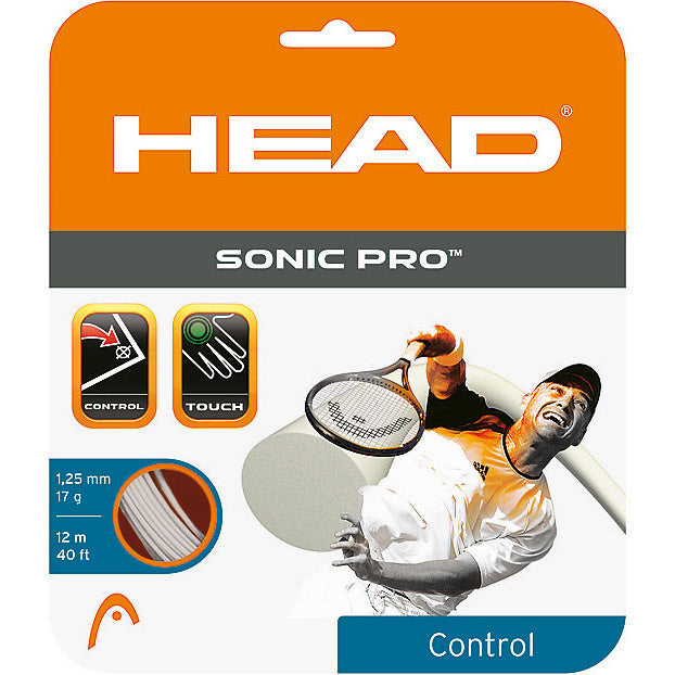 HEAD Sonic Pro Set Di Corde 12m-Bianco