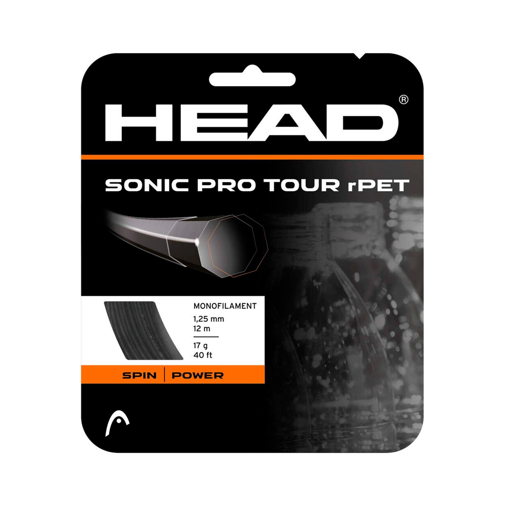 HEAD Sonic Pro Touch Set di corde 12m - antracite