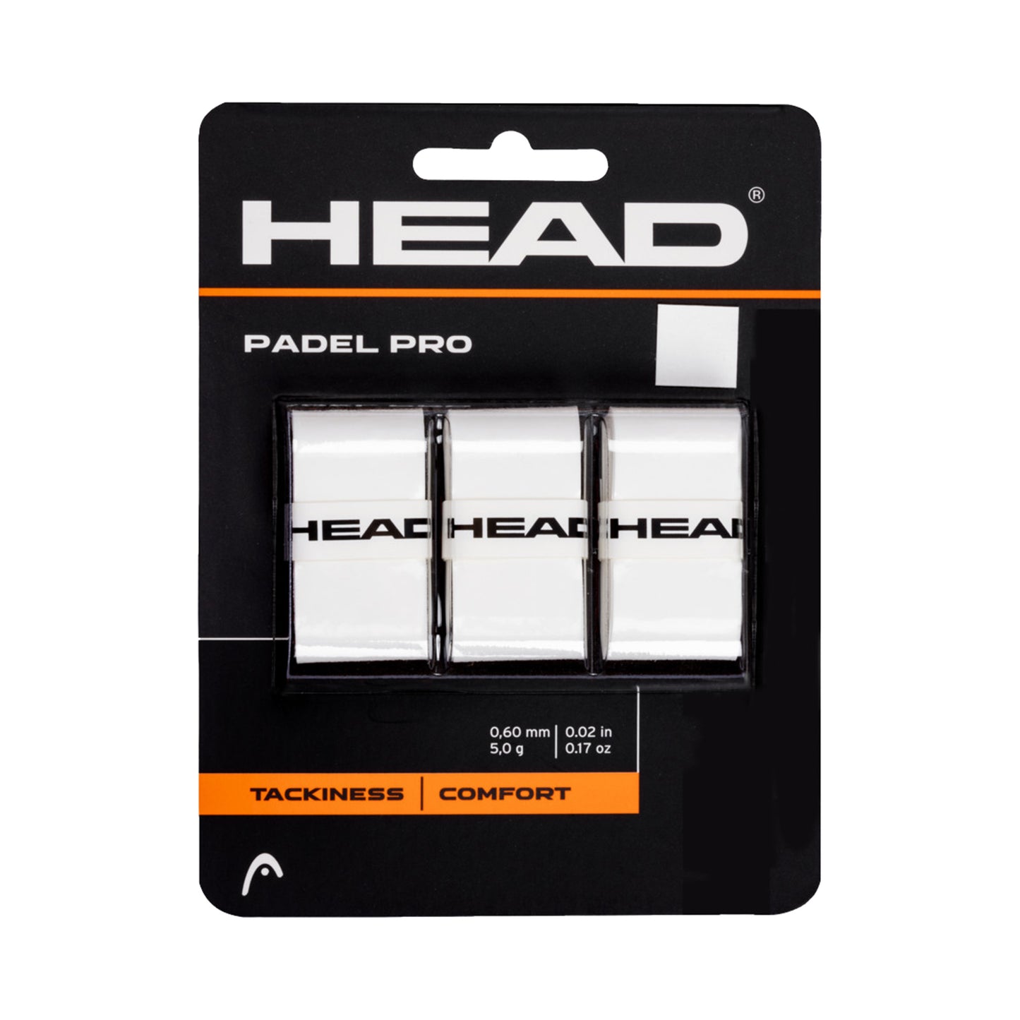 HEAD Padel Pro Confezione da 3 - bianco