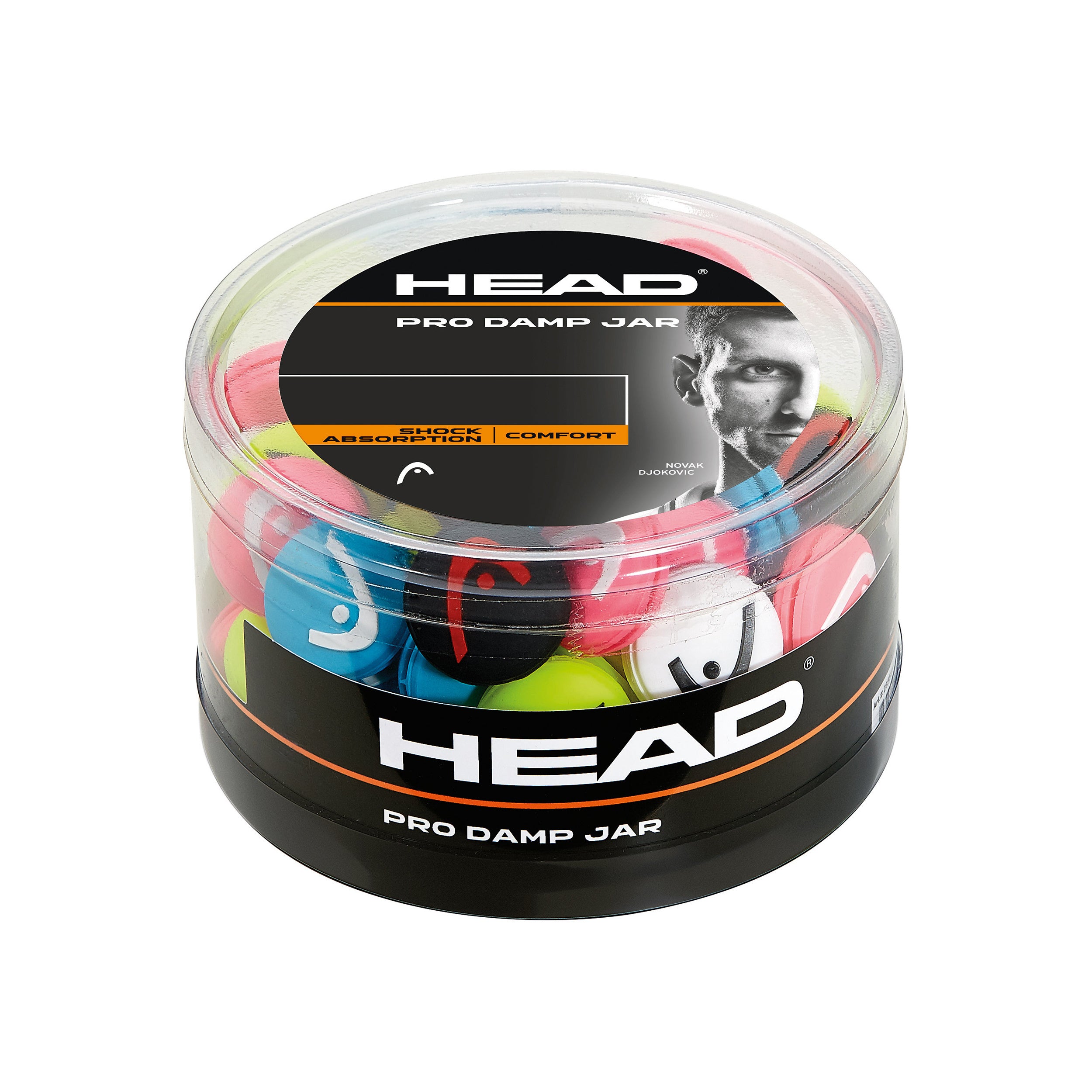 HEAD Pro Damp Mixed Antivibrazioni Scatola Da 70-Multicolore