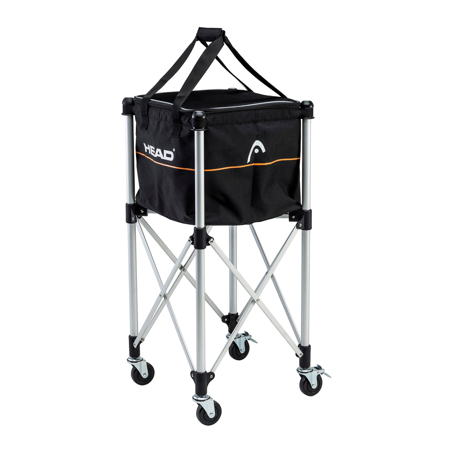 HEAD Carrello Per Palline-Nero,Argento