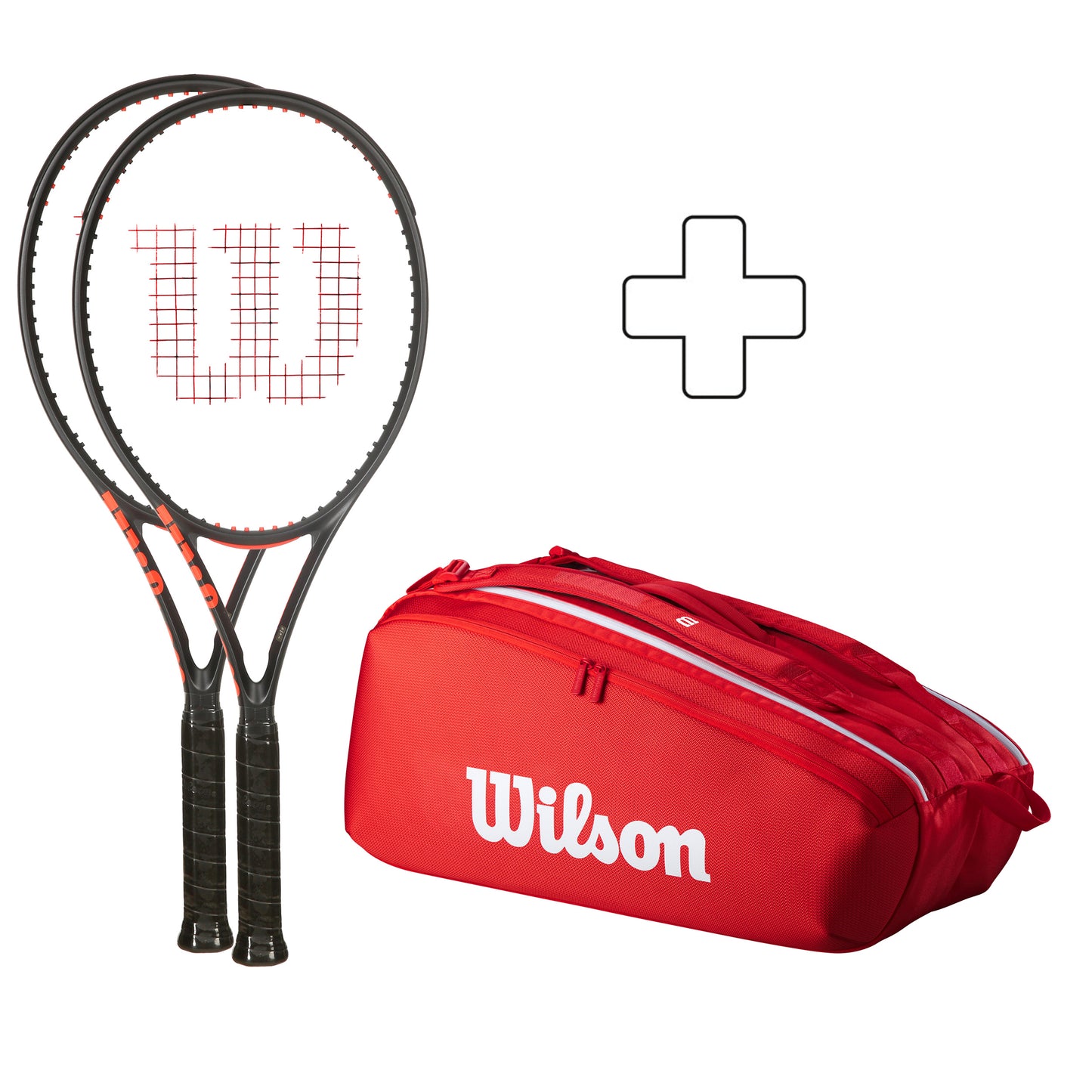 Wilson 2 Clash 100 V3.0 In aggiunta borsa per racchetta