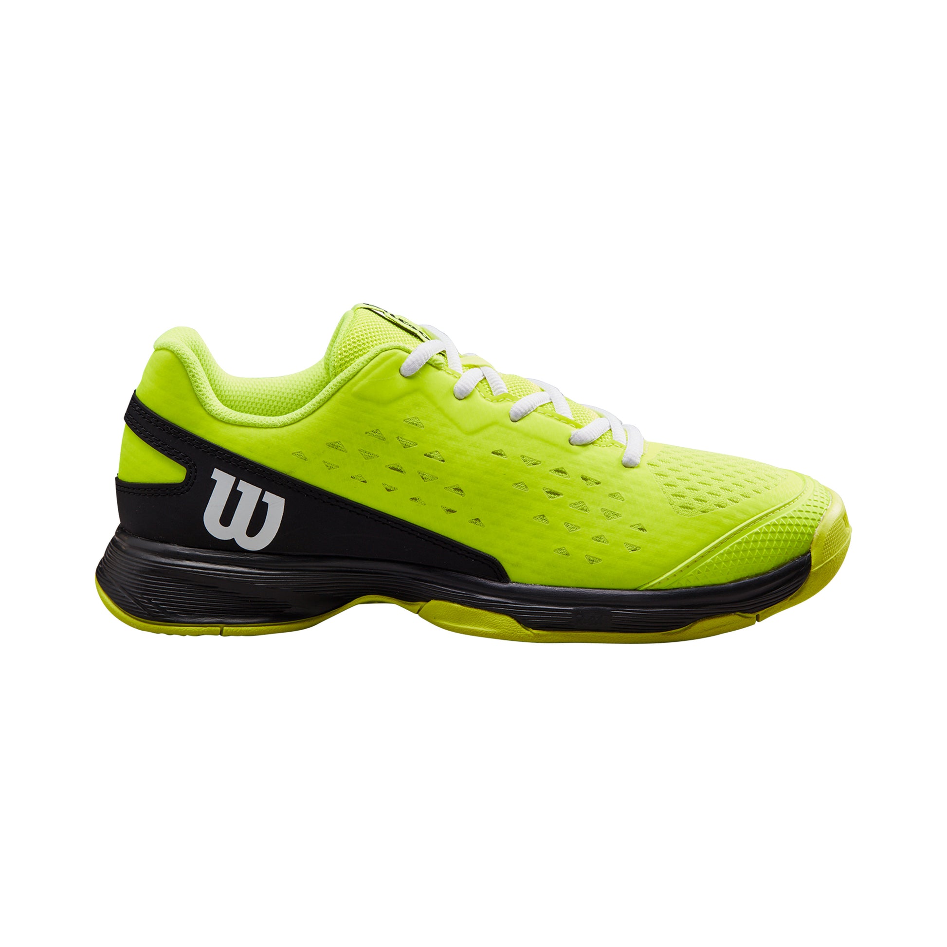 Wilson Rush Pro 4.0 Scarpa per tutte le superfici Bambini - giallo neon, nero