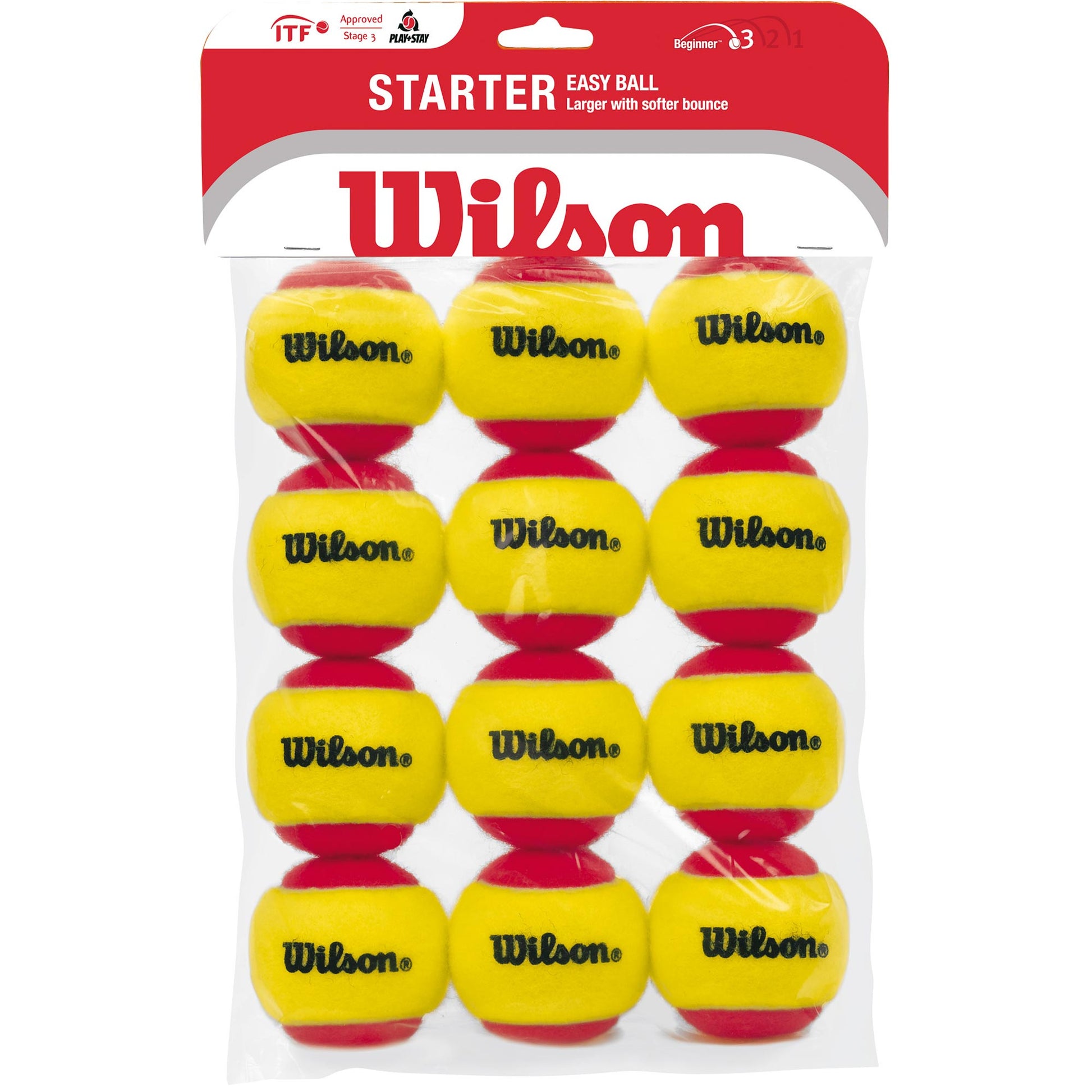 Wilson Starter Red (Stage 3) Sacchetto Da 12