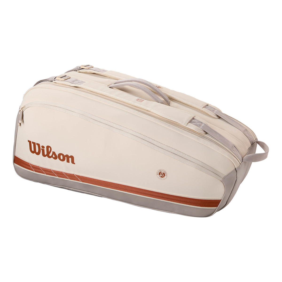 Wilson Tour RG Super Tour Borsa Per Racchetta Da 9-Crema