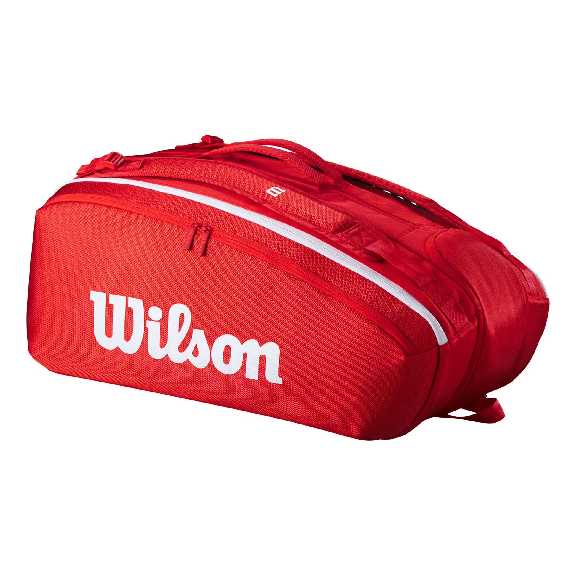 Wilson Super Tour Borsa per racchetta Da 15 - rosso, bianco