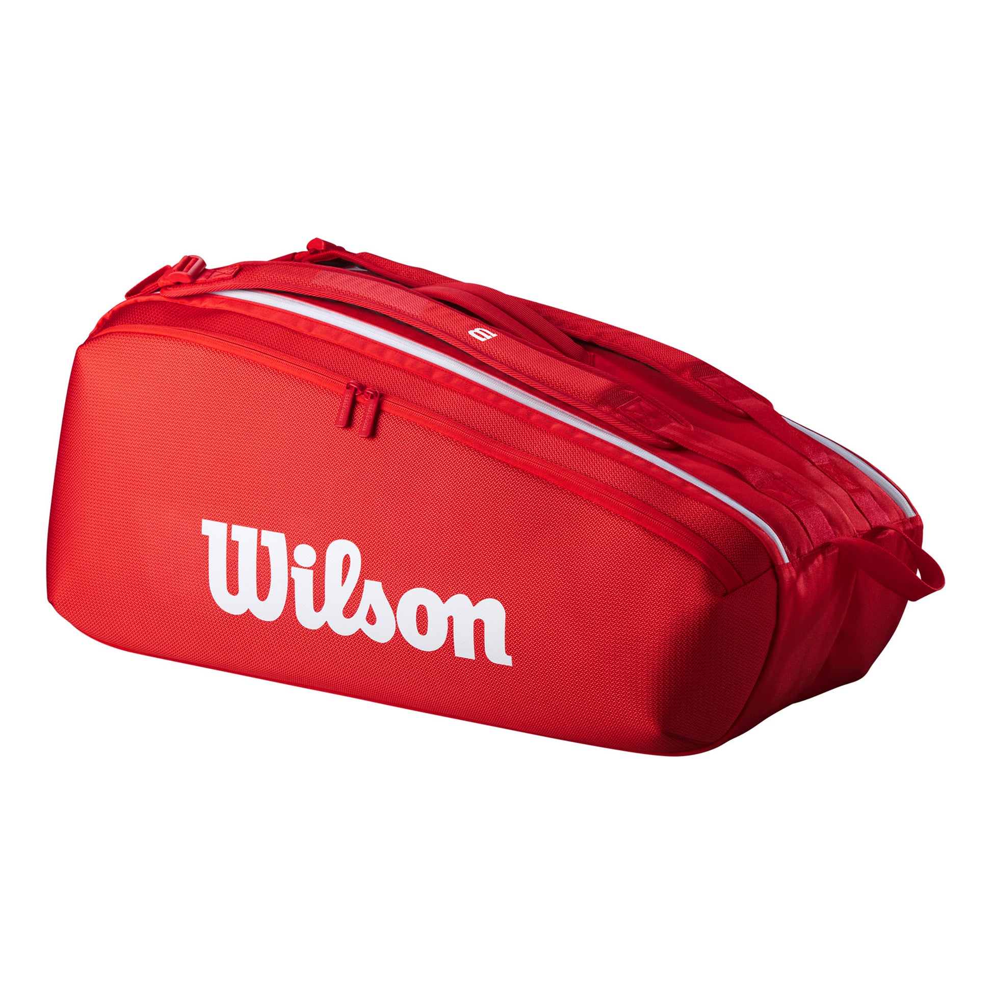 Wilson Super Tour Borsa per racchetta Da 9 - rosso