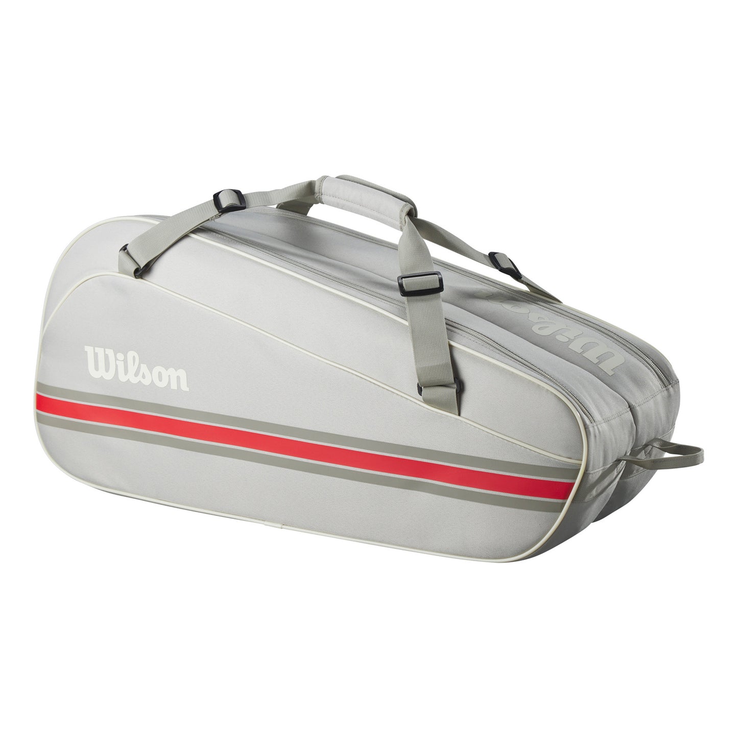 Wilson Tour Team Borsa Per Racchetta Da 6-Grigio Chiaro