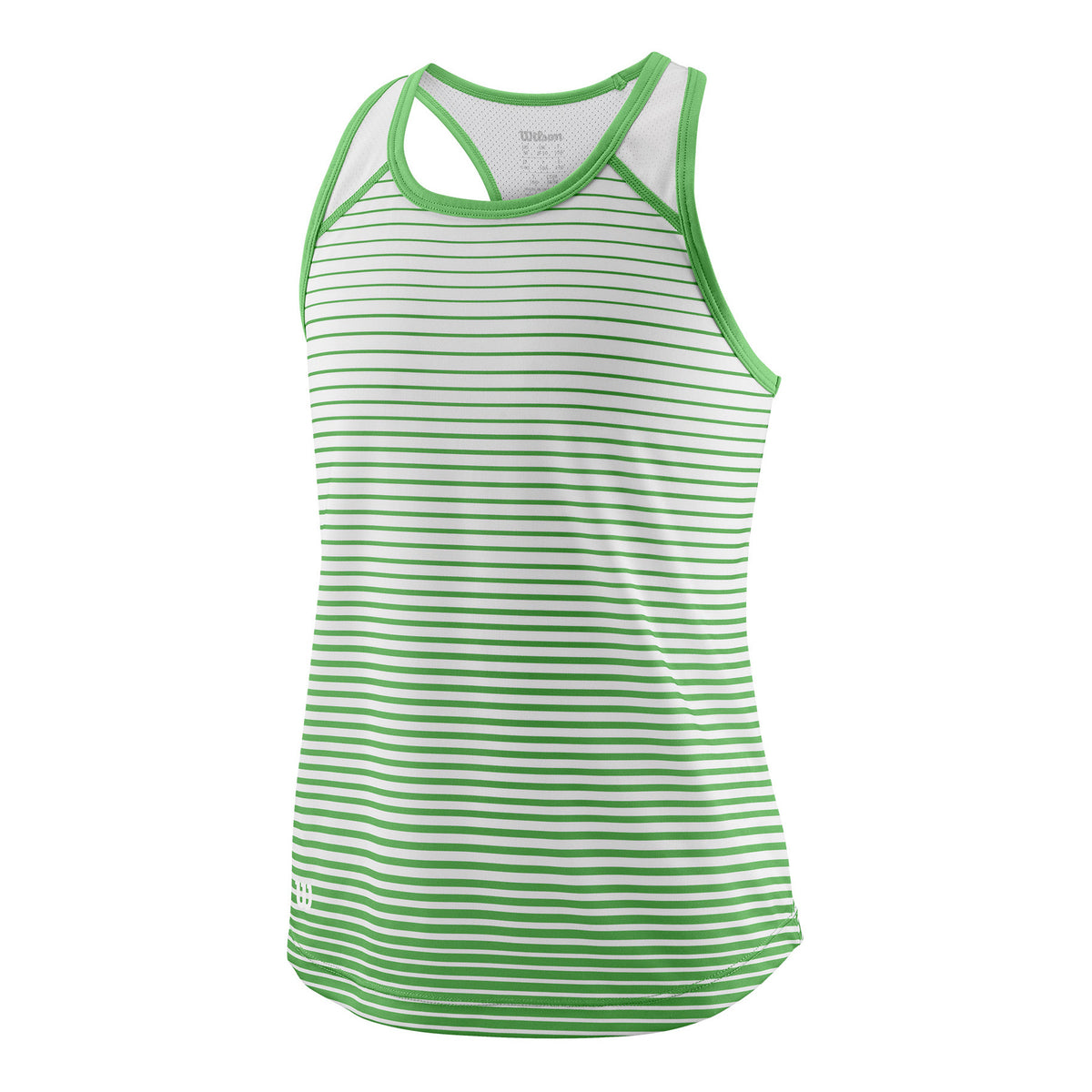 Wilson Striped Canottiera Ragazze - verde, bianco