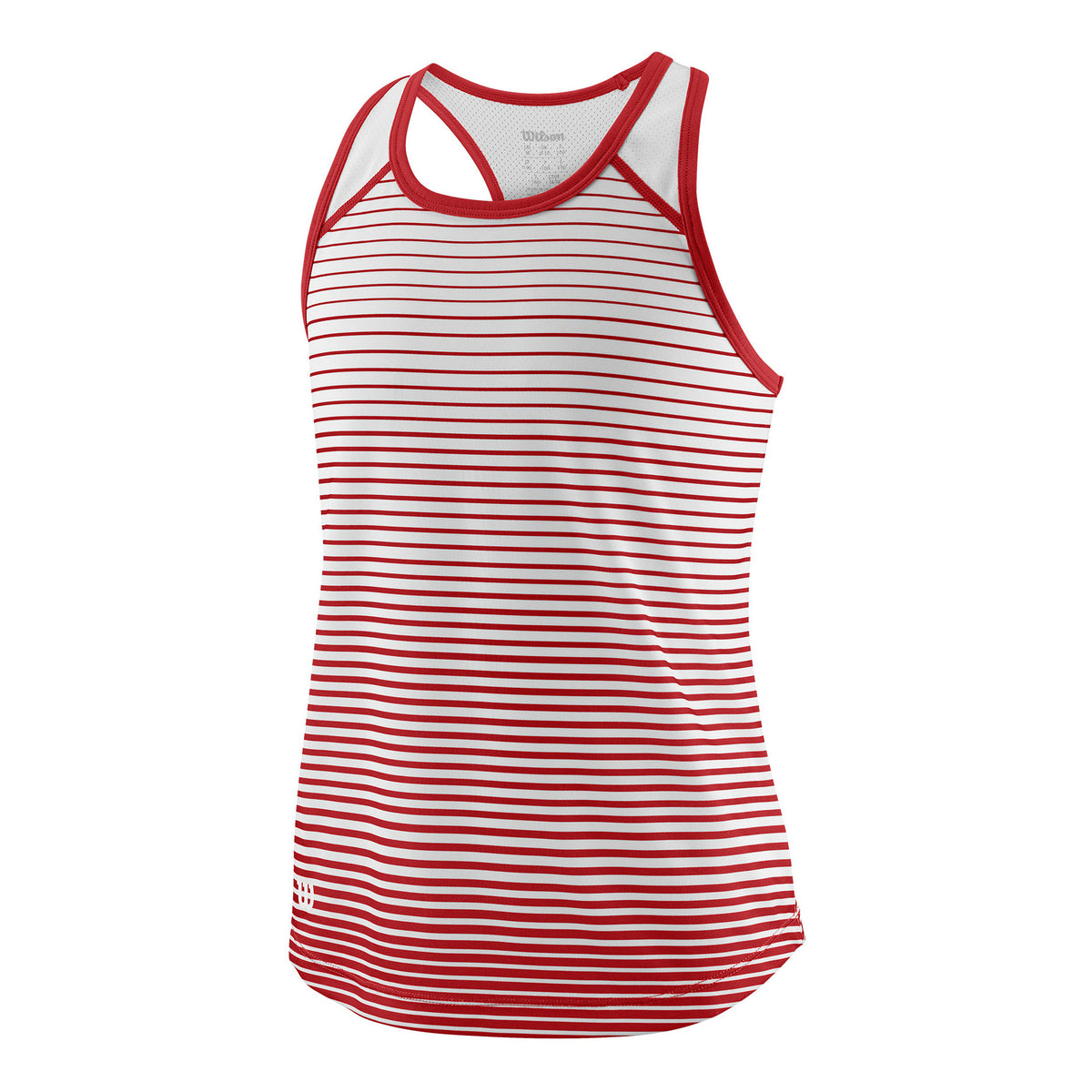 Wilson Striped Canottiera Ragazze - rosso, bianco