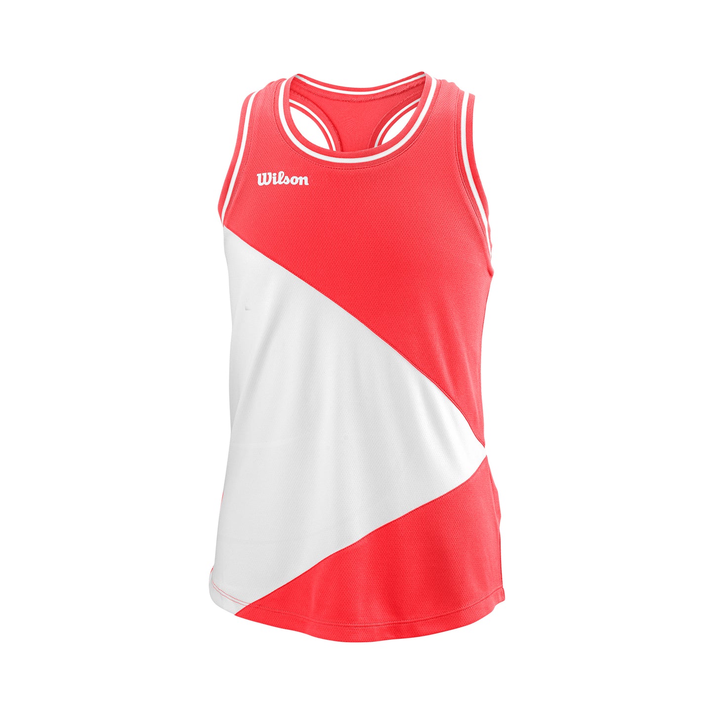 Wilson Team II Canottiera Ragazze - corallo, bianco