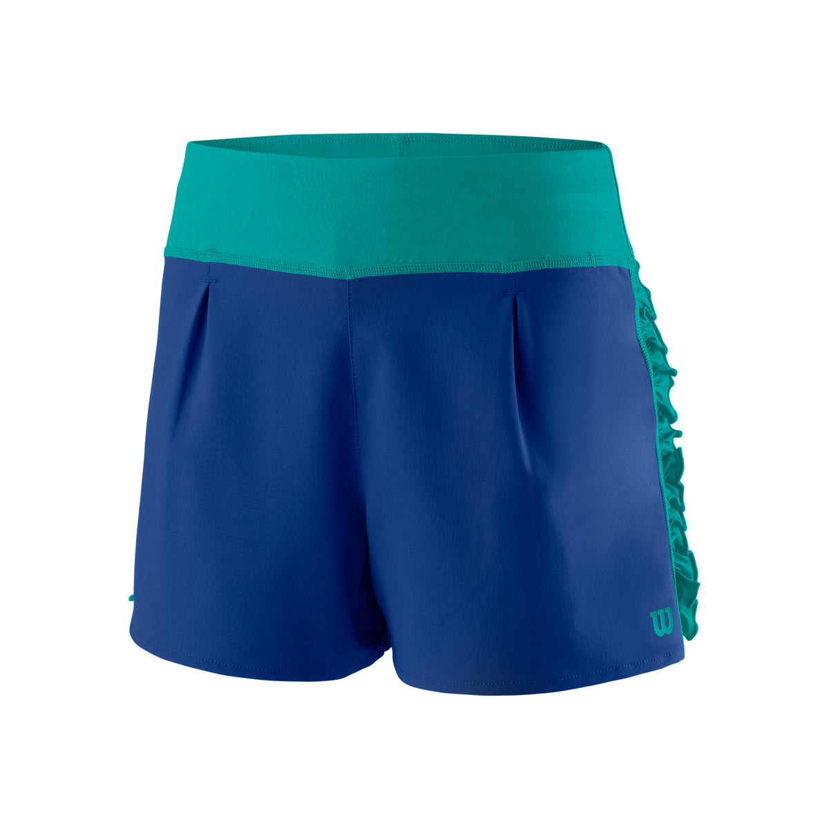 Wilson 2,5in Pantaloncini Ragazze - blu, turchese