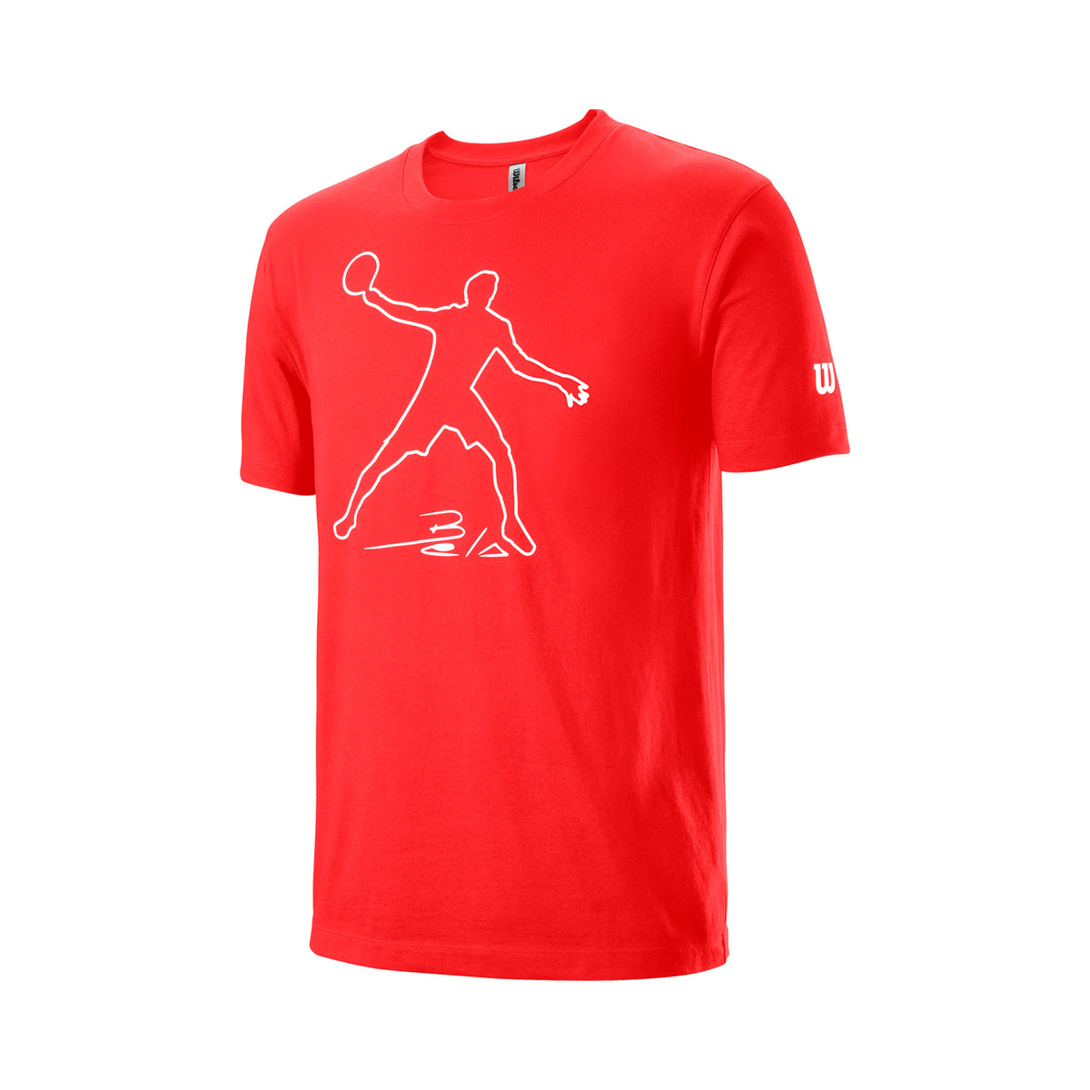 Wilson Bela Tech Maglietta Ragazzi - rosso, bianco