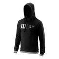 Bela Slimfit Felpa Con Cappuccio Uomini-Nero, Bianco