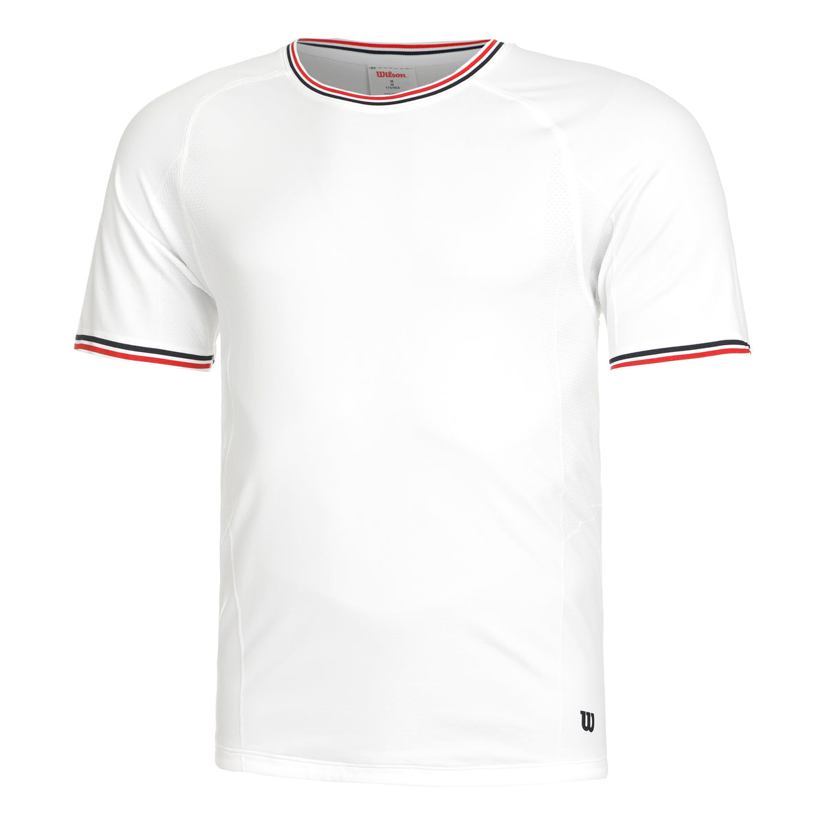 Wilson Court Performance Crew Maglietta Uomini - bianco,