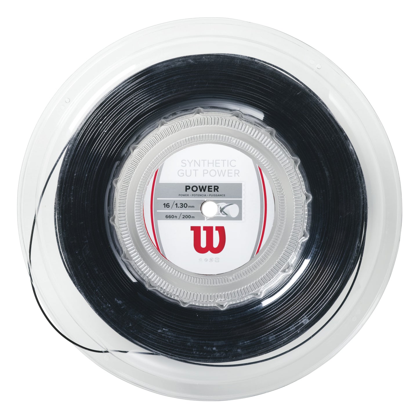 Wilson Synthetic Gut Power  Set di corde 12,2m - nero