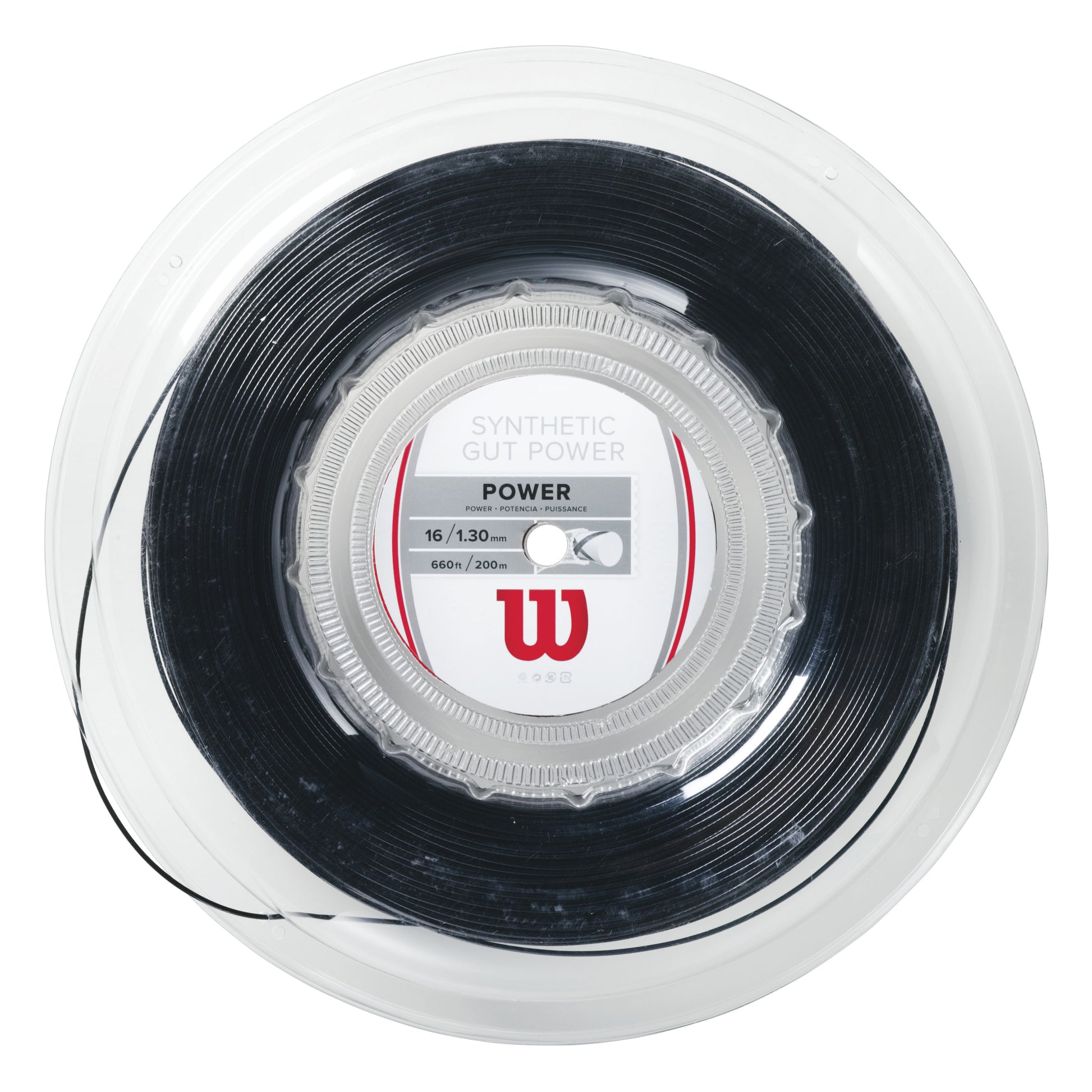 Wilson Synthetic Gut Power  Set di corde 12,2m - nero