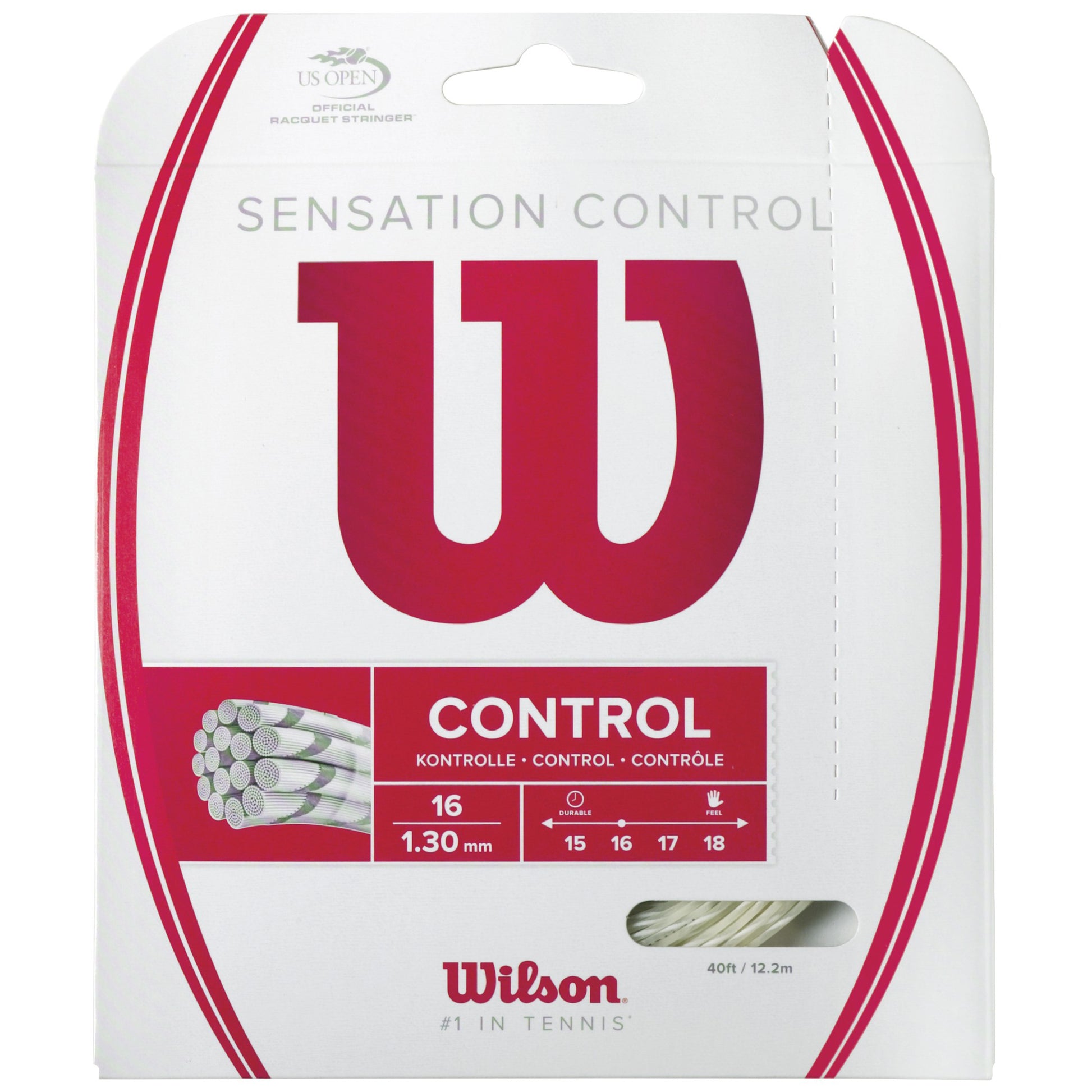Wilson Sensation Control Set Di Corde 12,2m-Colori Naturali