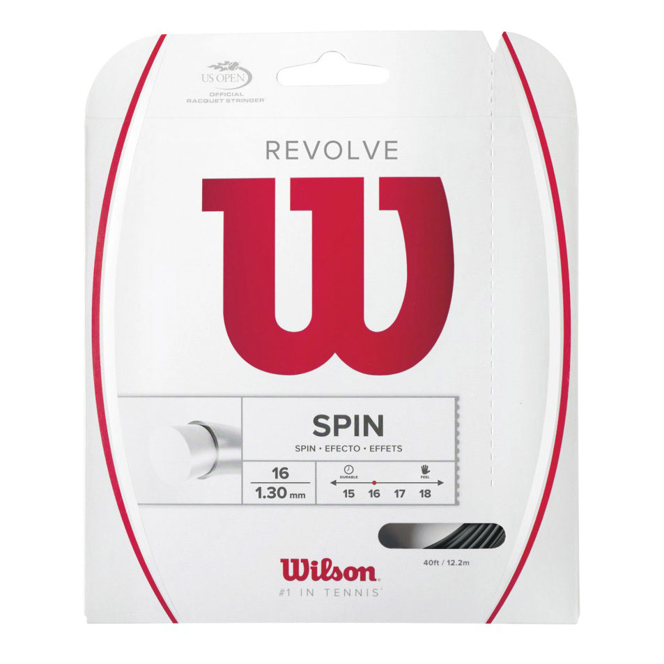Wilson Revolve Set Di Corde 12,2m-Nero