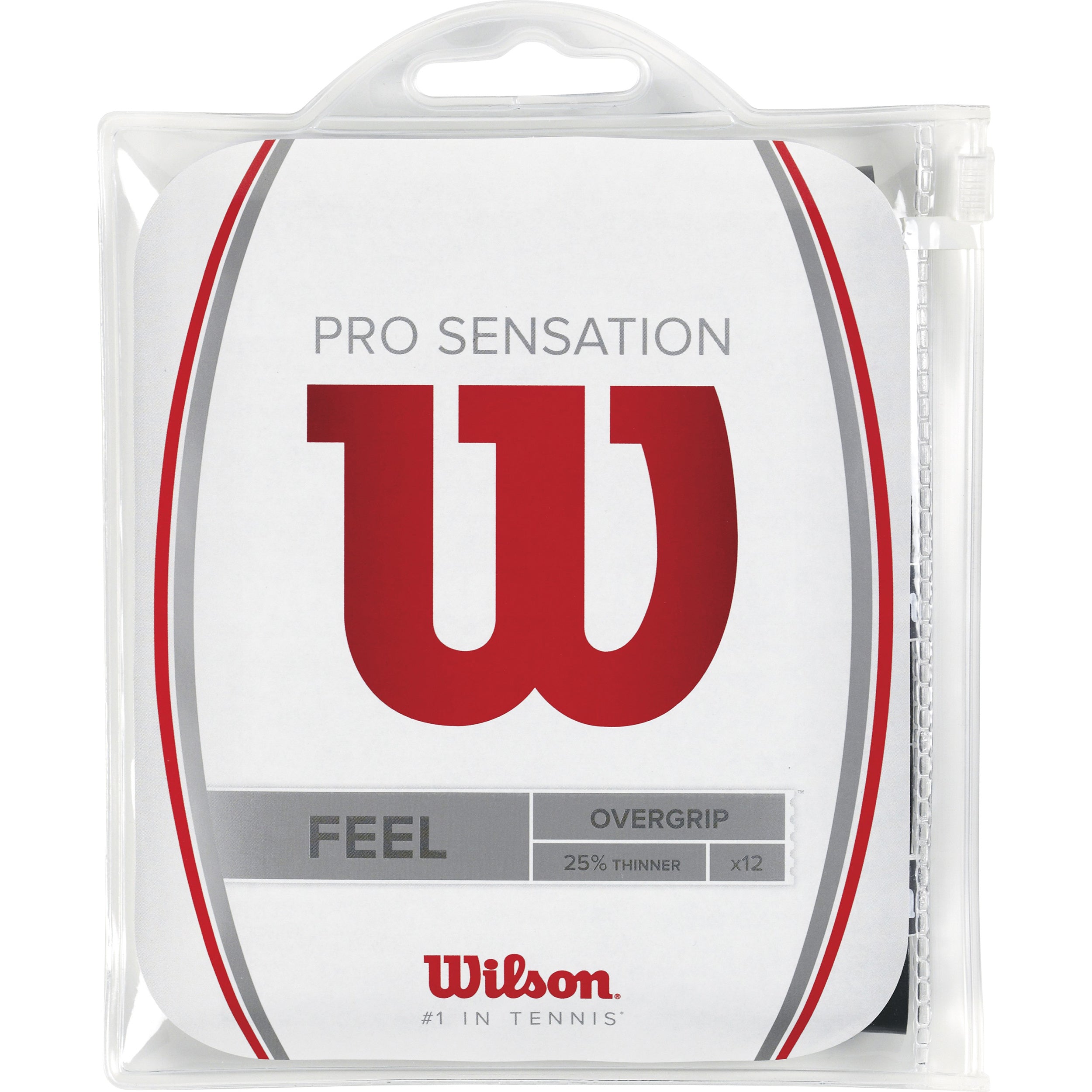Wilson Pro Overgrip Sensation Confezione da 12 - nero