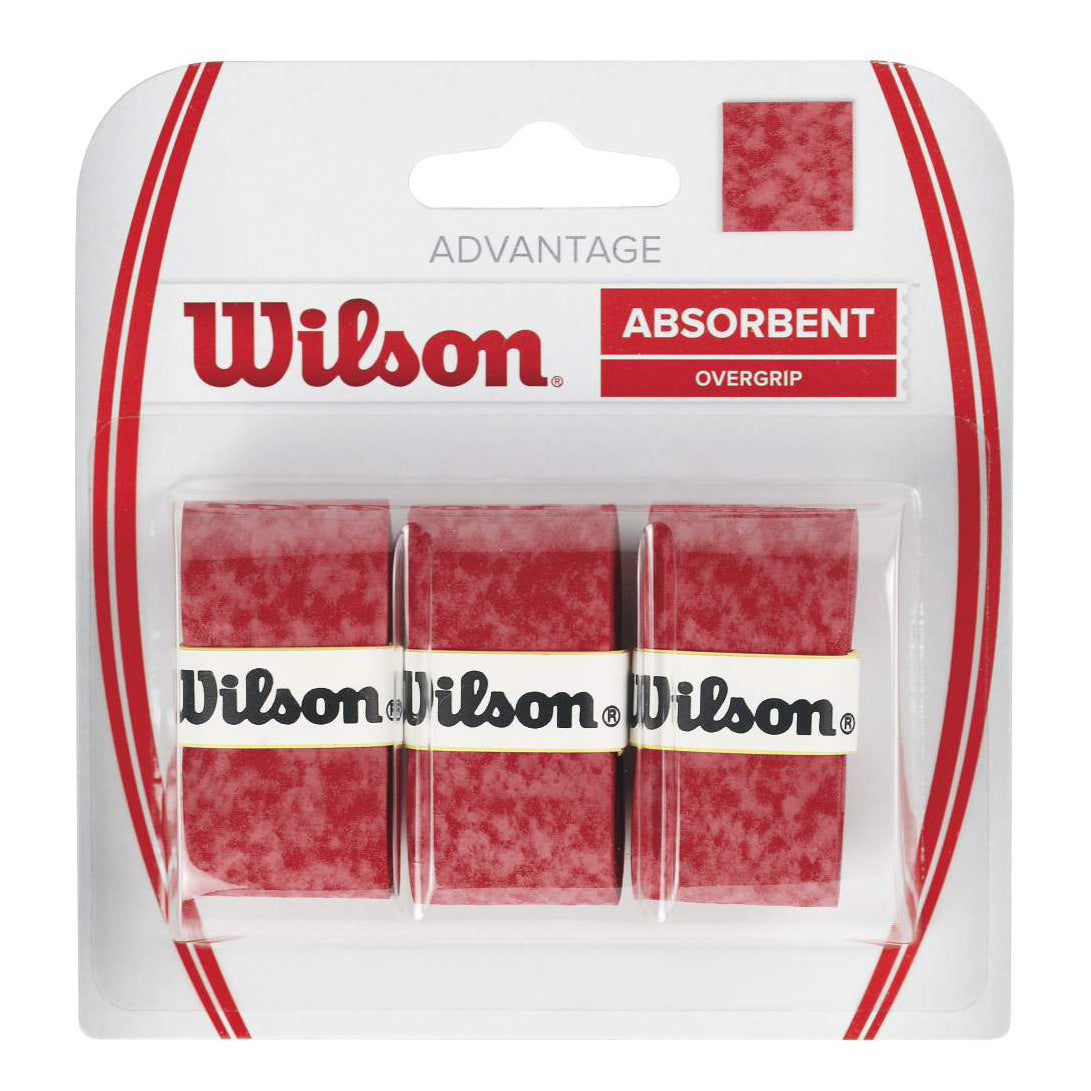 Wilson Advantage Overgrip Confezione da 3 - rosso