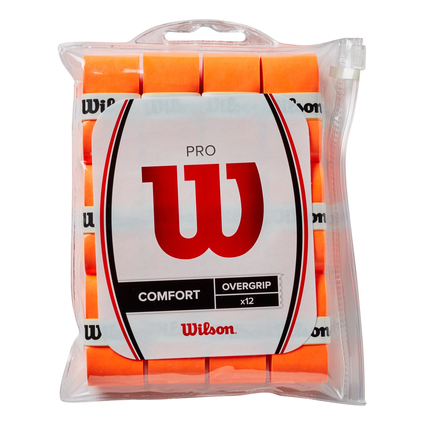 Wilson Burn Pro Overgrip Confezione Da 12-Arancione