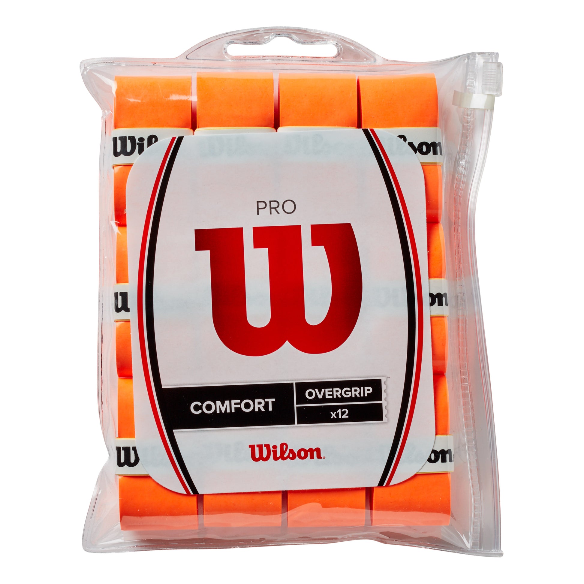 Wilson Burn Pro Overgrip Confezione Da 12-Arancione