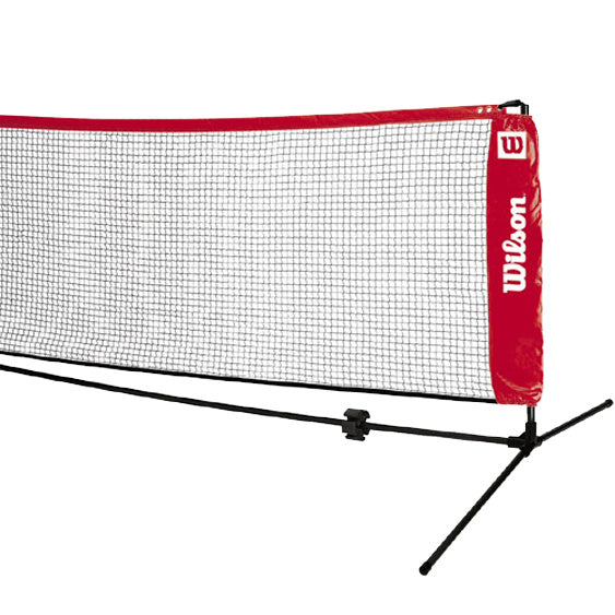 Wilson EZ Rete Da Tennis 6,10m-Nero,Rosso