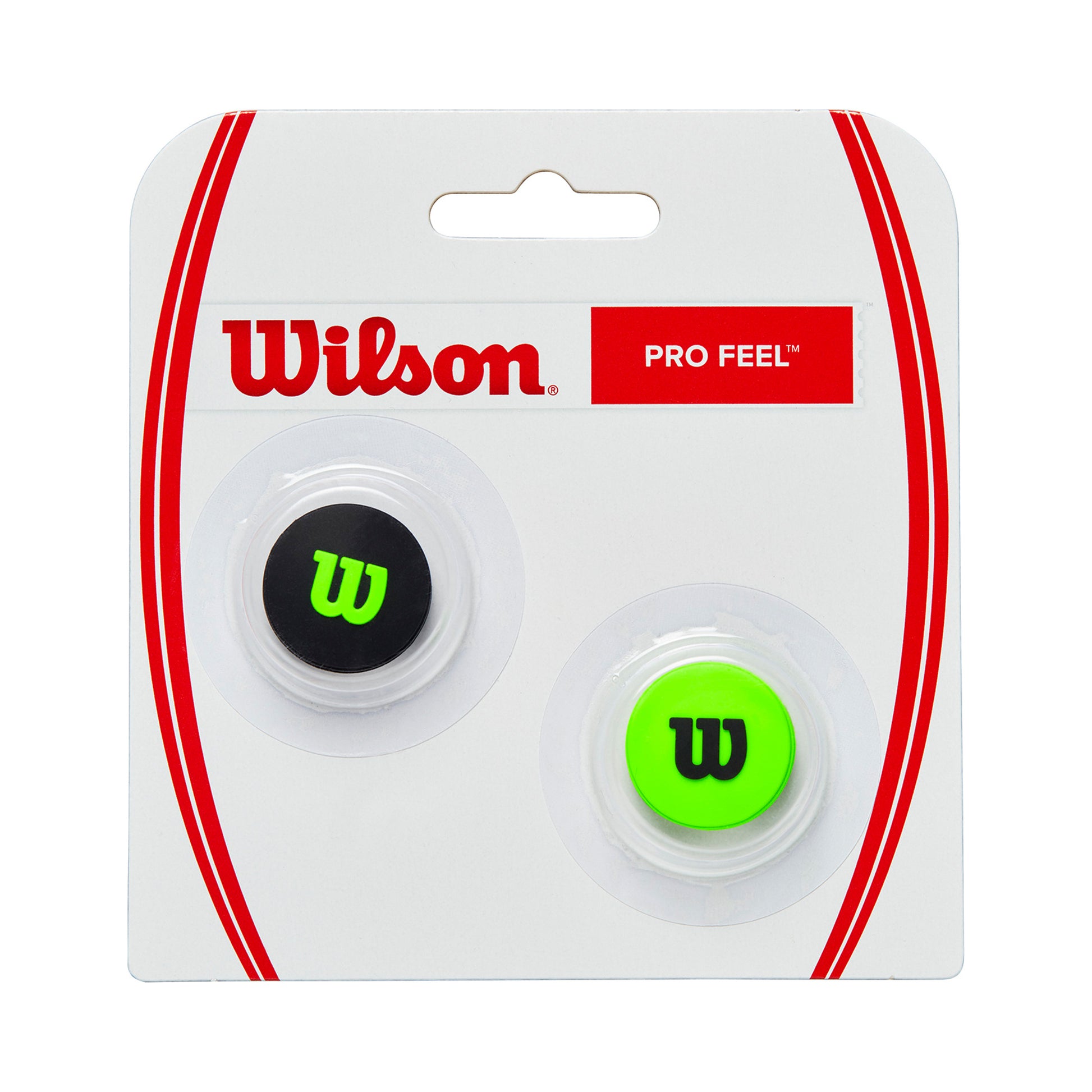 Wilson Blade Pro Feel Blade Antivibrazioni Confezione Da 2-Nero,Verde