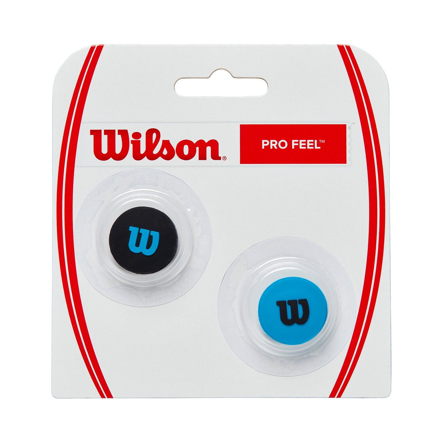 Wilson Ultra Pro Feel Ultra Antivibrazioni Confezione Da 2-Nero,Blu