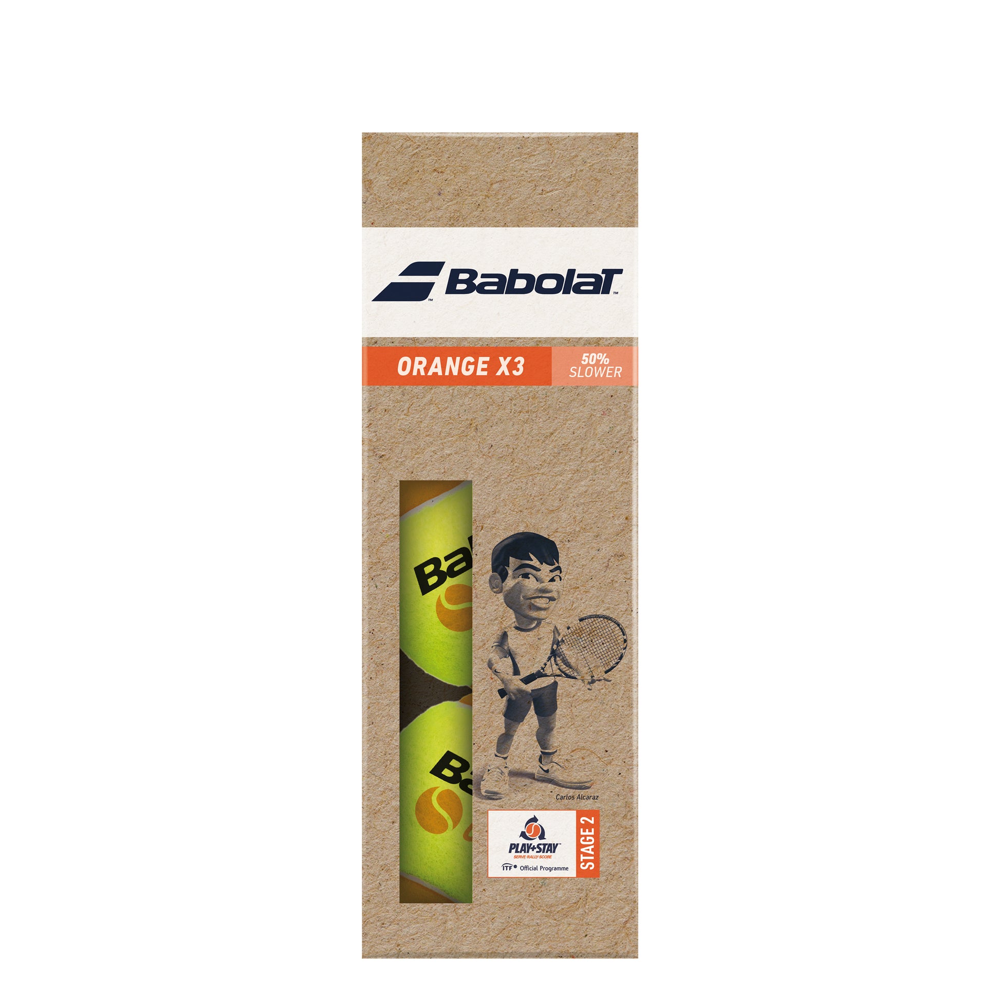 Babolat Orange (Stage 2) Tubo Da 3