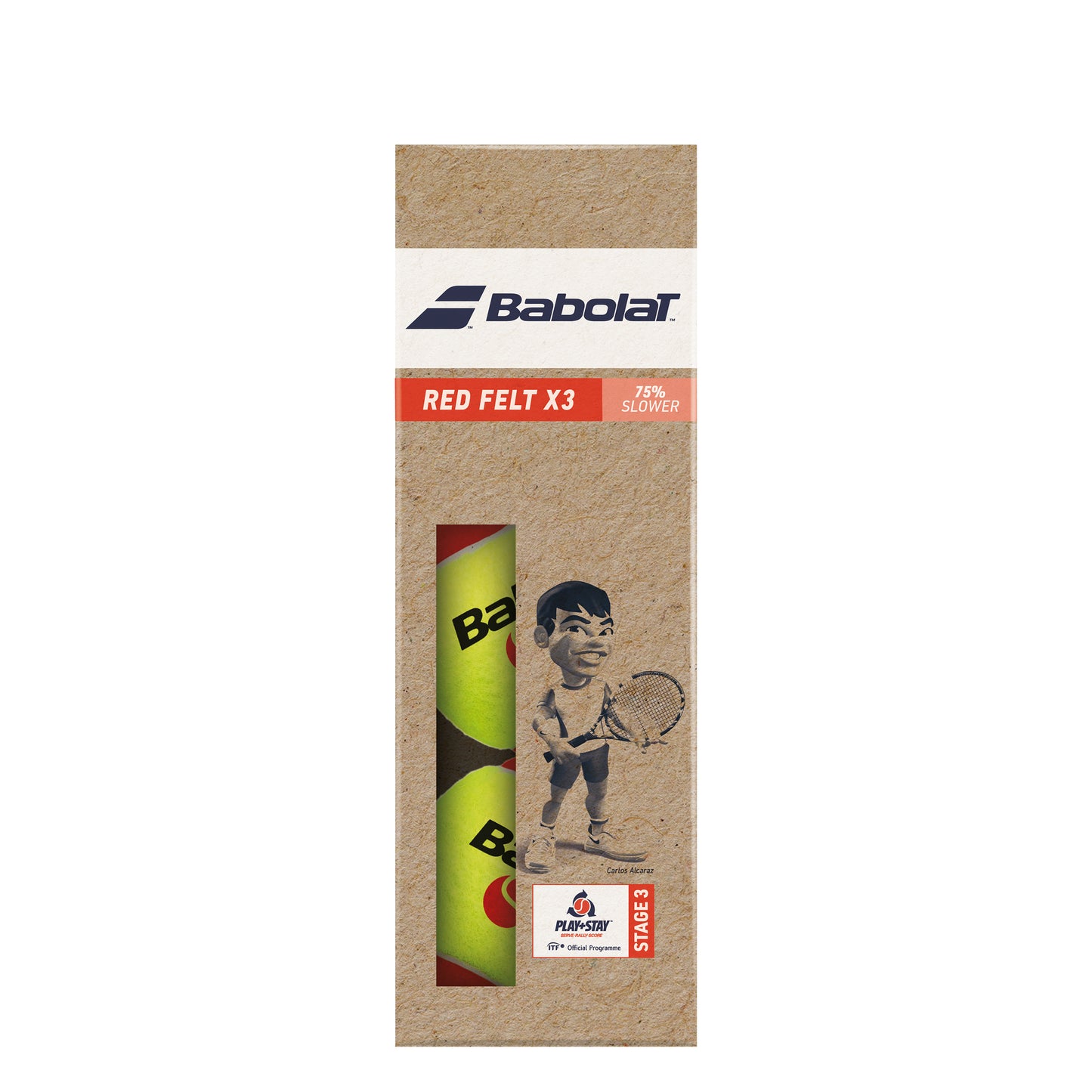Babolat Red Felt (Stage 3) Sacchetto Da 3