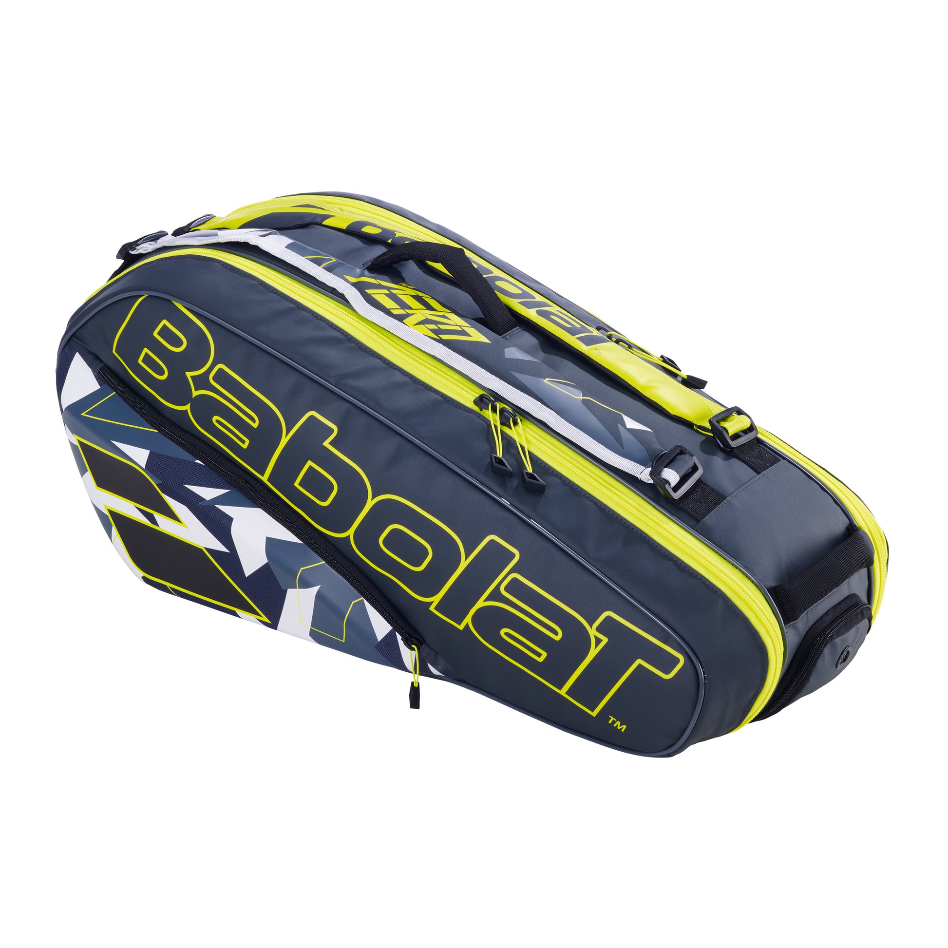 Babolat Pure Aero RH X 6 Borsa Per Racchetta-Antracite,Giallo
