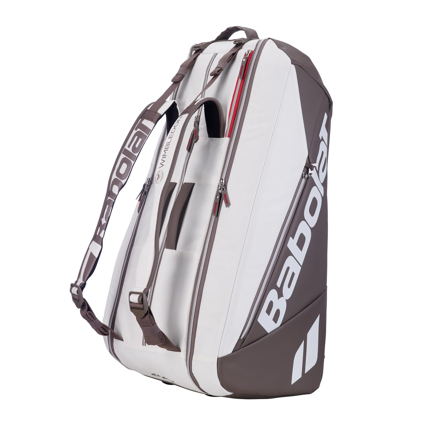 Babolat Pure Drive RH 9 Wimbledon Borsa per racchetta Da 9 - bianco