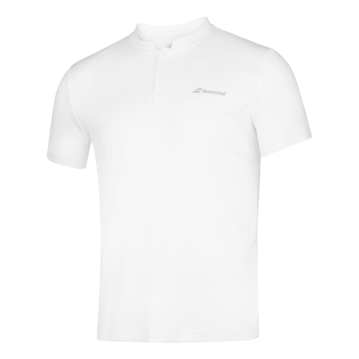 Babolat Play Polo Uomini - bianco, grigio